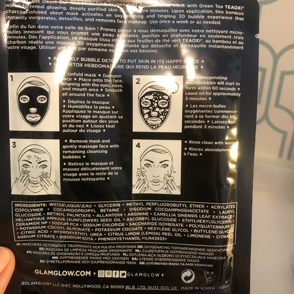 Bundle of 2 masks! Glamglow Bubblesheet & ESPA Clarifying Clay mask (multi-use) - Picture 3 of 4